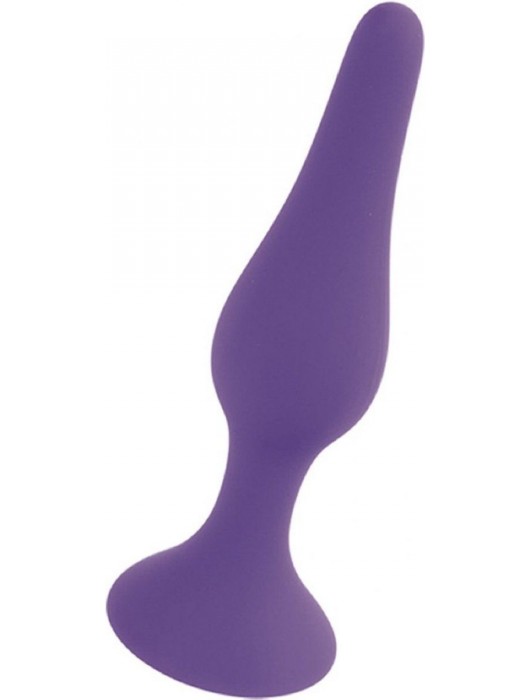 Фиолетовая анальная втулка Silcone Purple Plug Extra Large - 15,5 см. - Boys of Toys