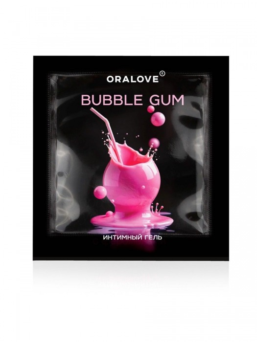 Саше съедобной оральной смазки OraLove с ароматом бабл-гам - 3 гр. - Биоритм - купить с доставкой в Севастополе