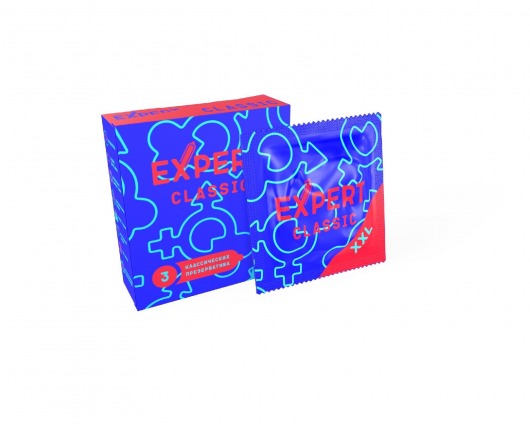 Презервативы увеличенного размера Expert Classic XXL - 3 шт. - Expert - купить с доставкой в Севастополе