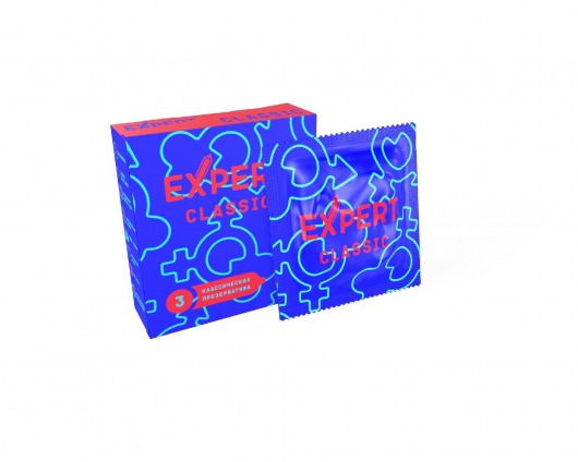 Классические презервативы Expert Classic - 3 шт. - Expert - купить с доставкой в Севастополе