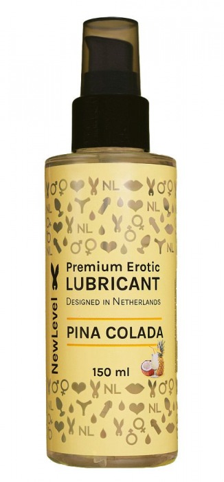 Ароматизированный лубрикант на водной основе NewLevel Pina Colada - 150 мл. - NewLevel - купить с доставкой в Севастополе