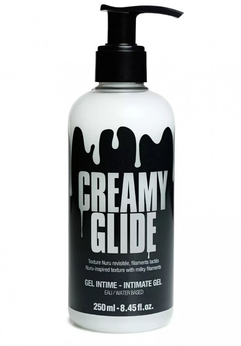 Лубрикант на водной основе Creamy Glide с консистенцией спермы - 250 мл. - Strap-on-me - купить с доставкой в Севастополе