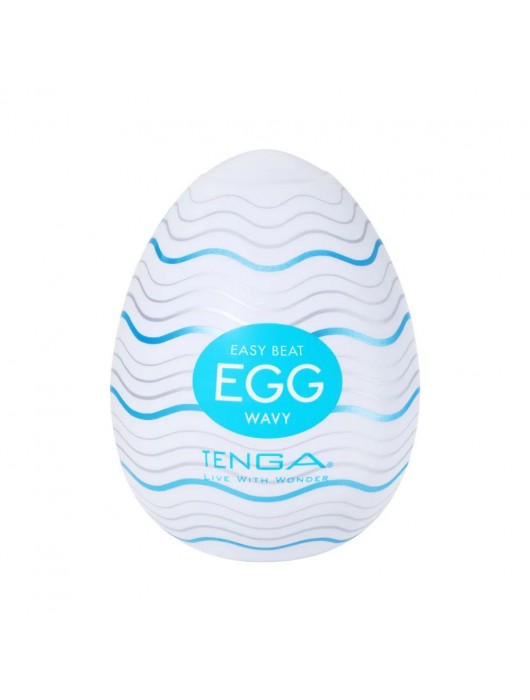 Мастурбатор-яйцо Tenga Egg Wavy - Tenga - в Севастополе купить с доставкой