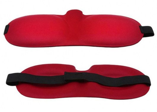 Красная глухая маска на резинке - Sitabella - купить с доставкой в Севастополе