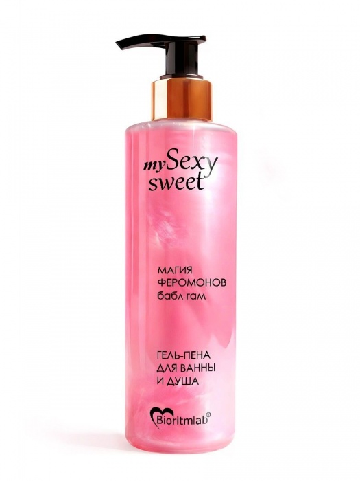 Гель-пена для ванны и душа Sexy Sweet с феромонами и ароматом бабл-гам - 200 мл. -  - Магазин феромонов в Севастополе