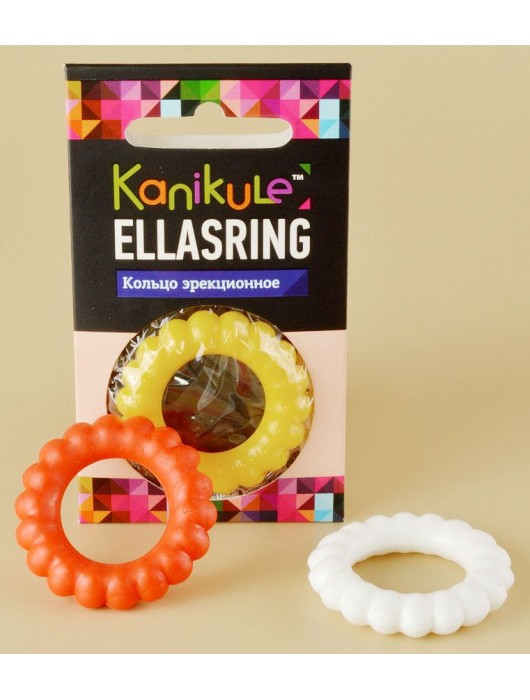 Цветное рельефное эрекционное кольцо Ellasring - Sitabella - в Севастополе купить с доставкой