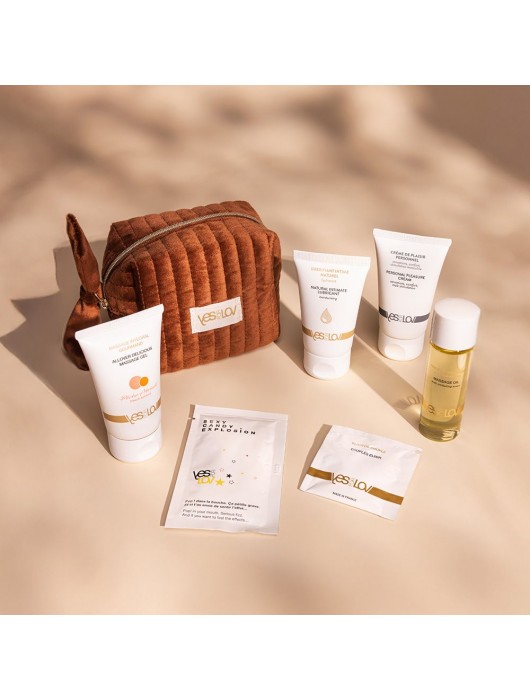 Набор YESforLOV La Trousse Enchantée в коричневой косметичке - YESforLOV - купить с доставкой в Севастополе