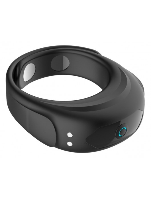 Черное эрекционное виброкольцо на ремешках - Boys of Toys - в Севастополе купить с доставкой