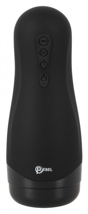 Черный вибромастурбатор с подогревом Masturbator with 3 Functions - Orion - в Севастополе купить с доставкой
