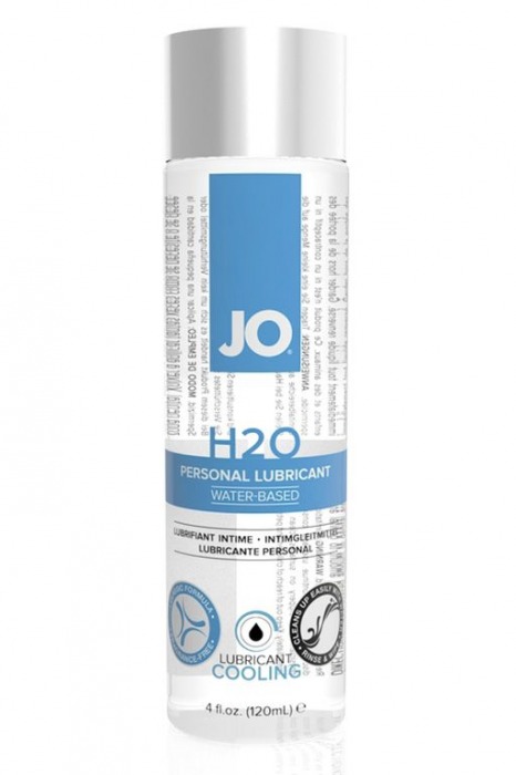 Охлаждающий лубрикант на водной основе JO Personal Lubricant H2O COOLING - 120 мл. - System JO - купить с доставкой в Севастополе