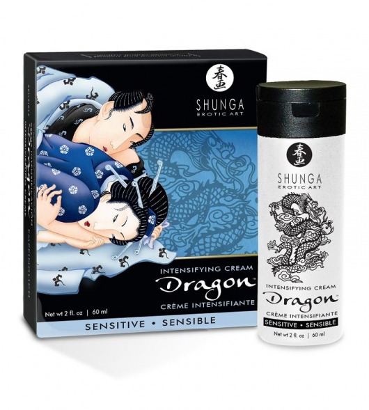 Интимный мужской крем SHUNGA DRAGON SENSITIVE - 60 мл. - Shunga - купить с доставкой в Севастополе