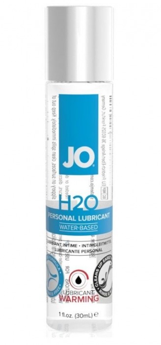 Возбуждающий лубрикант на водной основе JO Personal Lubricant H2O Warming - 30 мл. - System JO - купить с доставкой в Севастополе