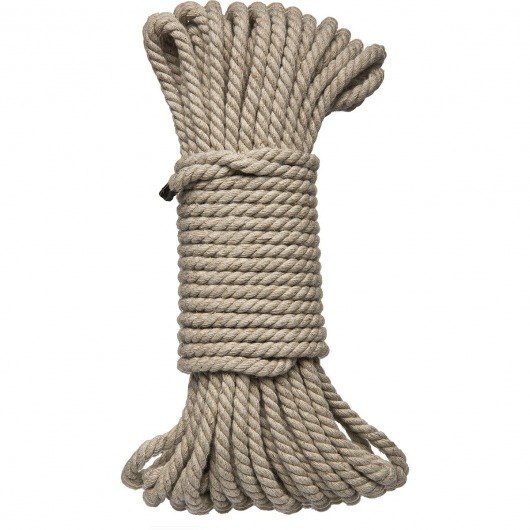 Бондажная пеньковая верёвка Kink Bind   Tie Hemp Bondage Rope 50 Ft - 15 м. - Doc Johnson - купить с доставкой в Севастополе