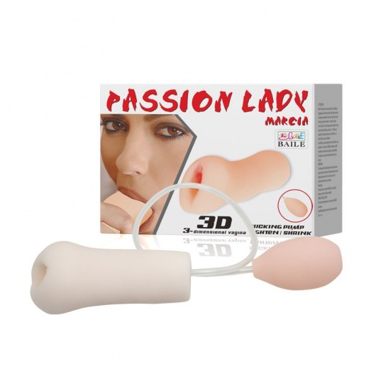 Мастурбатор Passion Lady Marcia с грушей для имитации посасывания - Baile - в Севастополе купить с доставкой