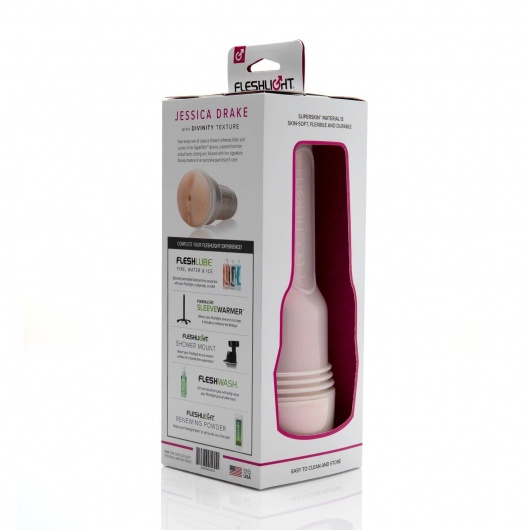 Мастурбатор-вагина Fleshlight Girls - Jessica Drake Heavenly - Fleshlight - в Севастополе купить с доставкой