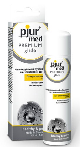 Гипоаллергенный силиконовый лубрикант pjur MED Premium glide - 100 мл. - Pjur - купить с доставкой в Севастополе