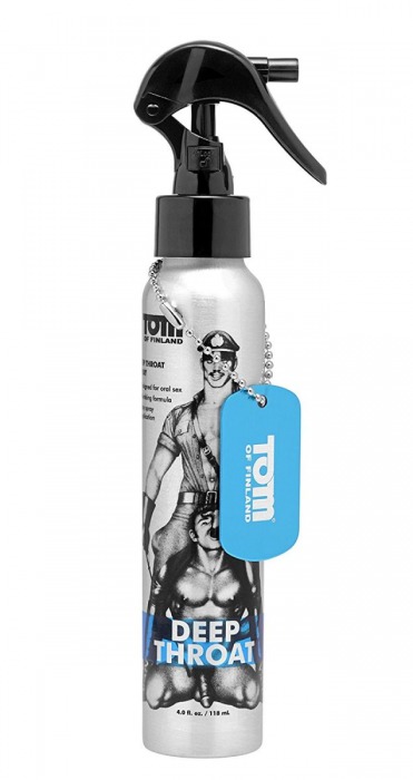 Спрей для лёгкого проникновения во время орального секса Tom of Finland Deep Throat Spray - 118 мл. - Доминирующее кольцо - купить с доставкой в Севастополе