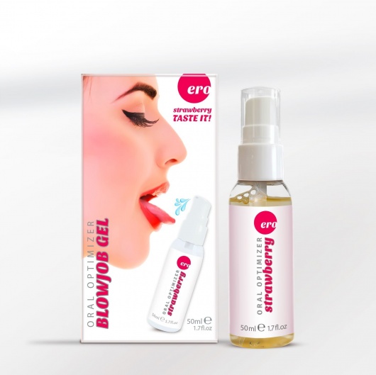 Увлажняющий гель для орального секса с ароматом клубники - 50 мл. - Ero - купить с доставкой в Севастополе