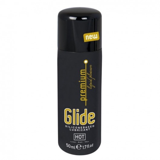 Интимный гель на силиконовой основе Premium Glide - 50 мл. - HOT - купить с доставкой в Севастополе