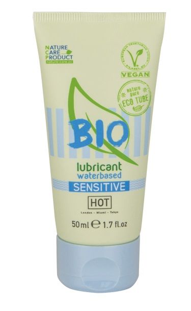 Органический лубрикант для чувствительной кожи Bio Sensitive - 50 мл. - HOT - купить с доставкой в Севастополе