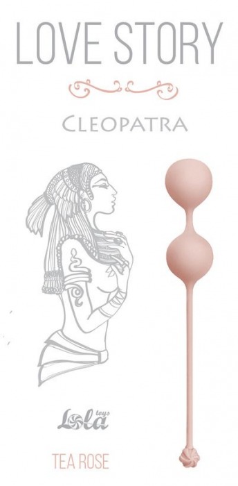 Розовые вагинальные шарики Cleopatra Tea Rose - Lola Games