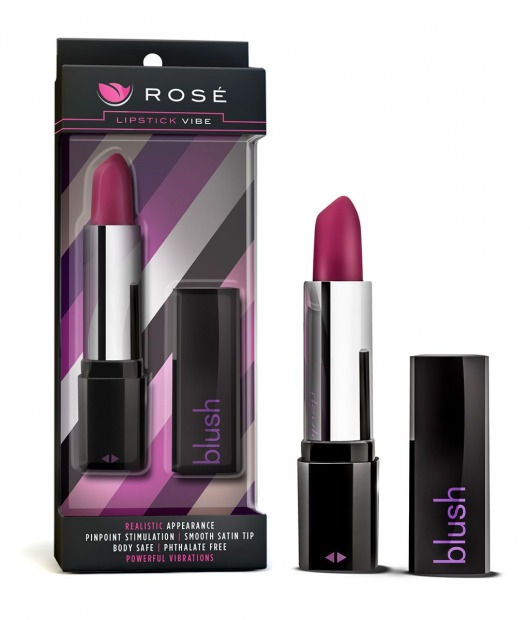 Вибратор в форме помады Rose Lipstick Vibe - Blush Novelties