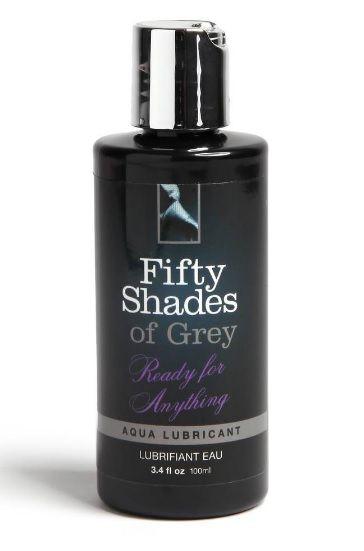 Лубрикант на водной основе Ready for Anything Aqua Lubricant - 100 мл. - Fifty Shades of Grey - купить с доставкой в Севастополе