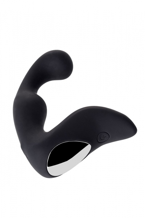 Чёрный изогнутый вибростимулятор простаты Erotist - Erotist Adult Toys - в Севастополе купить с доставкой