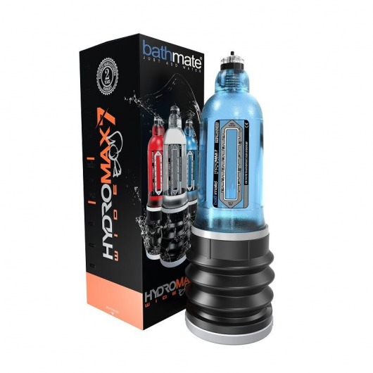 Синяя гидропомпа HydroMAX7 Wide Boy - Bathmate - в Севастополе купить с доставкой