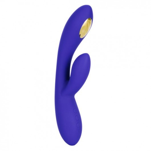 Фиолетовый вибратор с функцией электростимуляции Intimate E-Stimulator Dual Wand - 21,5 см. - California Exotic Novelties - купить с доставкой в Севастополе