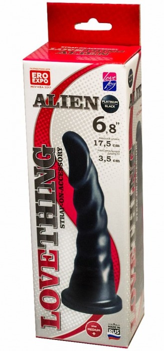 Насадка для трусиков харнесс Alien - 17,5 см. - LOVETOY (А-Полимер) - купить с доставкой в Севастополе