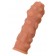 Телесная реалистичная насадка KOKOS Extreme Sleeve 11 с дополнительной стимуляцией - 12,7 см. - KOKOS - в Севастополе купить с доставкой