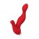 Красный силиконовый вибростимулятор простаты Proman - 12,5 см. - ToyFa - в Севастополе купить с доставкой