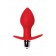 Красная анальная вибровтулка Glam - 9,7 см. - ToyFa в Севастополе Красная анальная вибровтулка Glam - 9,7 см. - ToyFa