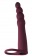 Бордовая вибронасадка для двойного проникновения Bramble - 16,5 см. - Lola Games купить в Севастополе с доставкой в Orgasmix.ru Бордовая вибронасадка для двойного проникновения Bramble - 16,5 см. - Lola Games - купить с доставкой в Севастополе
