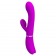 Лиловый вибратор-кролик с подвижной клиторальной щеточкой Clitoris Vibrator - 20,8 см. - Baile купить в Севастополе с доставкой в Orgasmix.ru Лиловый вибратор-кролик с подвижной клиторальной щеточкой Clitoris Vibrator - 20,8 см. - Baile