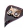 Чёрный стек с совой на кожаном наконечнике - 24 см. - ToyFa - купить с доставкой в Севастополе