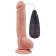 Телесный вибратор с мошонкой на присоске Extra Fun Vibrating Dildo - 23,5 см. - Chisa купить в Севастополе с доставкой в Orgasmix.ru Телесный вибратор с мошонкой на присоске Extra Fun Vibrating Dildo - 23,5 см. - Chisa