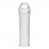 Текстурированная насадка на пенис Clear Textured Penis Enhancing Sleeve Extension - 16,5 см. - BlueLine - в Севастополе купить с доставкой