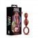 Коричневый анальный стимулятор Duo Loop Copper Anal Plug - 13,3 см. - Blush Novelties