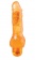 Оранжевый вибратор-реалистик JELLY JOY 7INCH 10 RHYTHMS ORANGE - 17,5 см. - Dream Toys купить в Севастополе с доставкой в Orgasmix.ru Оранжевый вибратор-реалистик JELLY JOY 7INCH 10 RHYTHMS ORANGE - 17,5 см. - Dream Toys