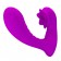 Лиловый вибратор Nadal для двойной стимуляции - Baile