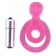 Розовая вибронасадка со стимулятор клитора Язычок - Toyfa Basic - в Севастополе купить с доставкой Розовая вибронасадка со стимулятор клитора Язычок - Toyfa Basic - в Севастополе купить с доставкой