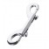Серебристый двухсторонний карабин TOYFA Metal - ToyFa - купить с доставкой в Севастополе